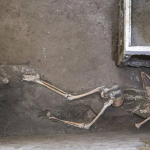 Două noi victime din Pompeii au fost găsite ținând în brațe monede și bijuterii