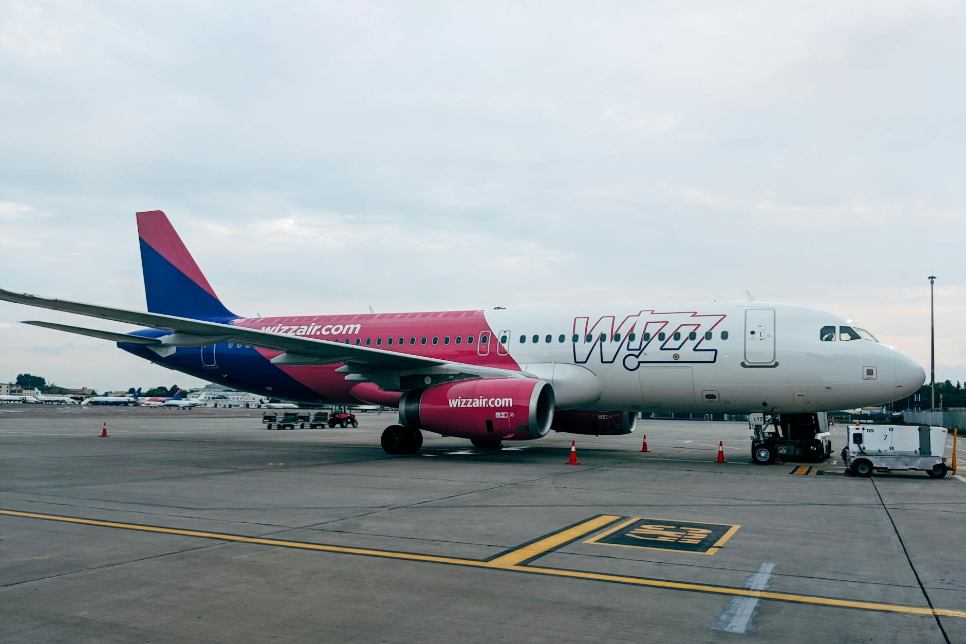 an airplane on the tarmac